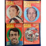 Football Magazines, approx 115 copies of 'Goal' magazine from 1968-71, inc. No.1 from August 10