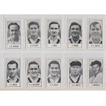 Trade cards, Barratt's, Test Cricketers 'A' Series (set, 35 cards) (gd)