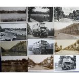 Postcards, London suburbs/Surrey, a selection of 53 cards of Wimbledon Park and common with many