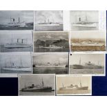Postcards, Shipping, a selection of 11 cards, Union Castle (10) and Natal Line S.S. Umgeni (RP),
