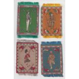 Tobacco blankets, ATC, Soldiers, 'X' size (set, 12 blankets) (mostly gd/vg)