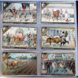 Trade cards, Liebig, album containing a collection of 30+ sets, all 1892/1894, inc. Christopher