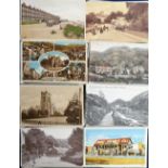 Postcards, Wales, a collection of 200+ cards RP's and printed, mixed ages, various locations,