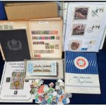 Stamps, Covers & Reference material, a mixed selection inc. World Covers, cards and stamps in albums