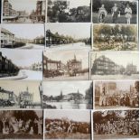 Postcards, Middlesex, a collection of approx 43 cards RP's inc. Cowboy's Wedding Shepperton (2),