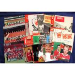 Football, Liverpool FC, a selection of 40+ items inc. programmes, homes v Bristol City, Ipswich,