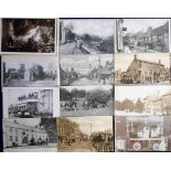 Postcards, Gloucester, a fine selection of approx 70 topographical cards of Gloucestershire with