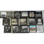 Collectables, 100+ glass lantern plates circa 1900. Mostly relating to astronomy, some scenes of