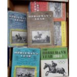 Books, 'The Horseman's Year' hardback editions, 1947/48 (2nd year of issue) complete to 1969, edited