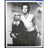 Music Memorabilia, photographic print showing pop/punk, Sid Vicious and Nancy Spungen, taken