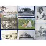 Postcards, Foreign, a foreign mix of approx 100 cards and a few photo's of West Africa, Bahamas,