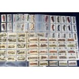 Cigarette cards, a collection of 12 transport related sets, various manufacturers & series, inc.