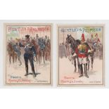 Trade cards, Huntley & Palmers, Soldiers of Various Countries, 'P' size, (set, 12 cards) (7 with