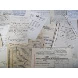 Ephemera / Railways, 35+ railway company letter heads and documents from the 1870s onwards to