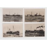 Cigarette cards, Westminster Tobacco Co, Islenzkar Eimskipamyndir (Trawlers), MF, (set, 50 cards) (