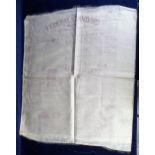 Silk, Souvenir silk edition Newspaper 'The Federal Standard Wentworth' dated 18 June 1892, front and