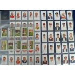 Cigarette cards, 5 sets, Gallaher, Footballer's in Action, Carreras, Footballer's, (75 + 1