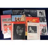 Glamour photography, a collection of 8 vintage hardbacked books all relating to glamour