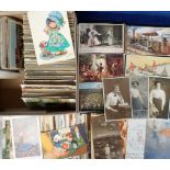 Postcards, a large mixed assortment of approx 800 cards, mostly pre 1930, inc. UK and European