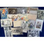 Postcards, Dentistry, a mixed selection of 16 cards inc. RP's, USA, Comedy, Chinese tooth puller,