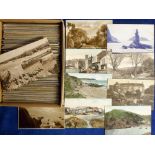 Postcards, Cornwall, a collection of approx 460 cards, mainly printed, various locations inc.