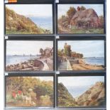 Postcards, ARQ, a collection of approx 390 scenic UK topographical cards in a modern album