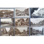 Postcards, Shropshire, a collection of 30+ cards, RP's and printed, RP's inc. The Cross Oswestry,