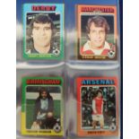 Trade cards, Topps, Footballers (Red back, 1975), (set, 220 cards) (mostly vg/ex)