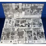 Football programmes, Cardiff City, a collection of 20 home Welsh Cup issues, 1980/90's, all four