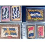 Tobacco blankets, ATC, National Flags, a collection of mixed size blankets contained in 9 albums,
