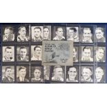 Trade cards, Football, Topical Times, Footballers, 2 sets, b/w, 76mm x 60mm, English Players Ref
