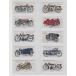 Cigarette cards, a collection of 5 sets & 1 part-set, Lambert & Butler, Motor Cycles, Motor Cars 'A'