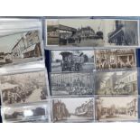 Postcards, Somerset, a collection of approx 200 cards, RP's and printed, with several street