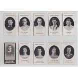 Cigarette cards, 10 type cards, Taddy, Prominent Footballers, (9) Chelsea (2), Clapton Orient (1),