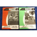 Football programmes, USA Soccer Tournament 1961, 12 team international tournament, two double-header