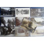 Postcards, Berkshire, a collection of 10 cards of Sonning inc. 9 RP's inc. The Lock, White Hart