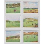 Cigarette cards, Wills, Golfing, 'L' size (set, 25 cards) (vg)