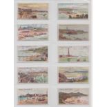 Cigarette cards, Wills, Seaside Resorts (mixed backs) (38/50) (1 poor, rest fair/gd) (38)