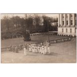 Postcard, Suffragette, USA, scarce real photo card, Suffragettes at 1913 Inauguration of Woodrow