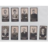 Cigarette cards, Smith's, Footballers (Titles, light blue backs) 9 type cards, Greenock Morton (
