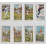 Cigarette cards, Boguslavsky, 2 sets, Sports Records (1-26) & (26-50) inc. Golf, Baseball, Tennis,