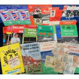 Football programmes & tickets, a collection of 35 England Internationals 1956-1973 together with 9