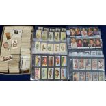 Cigarette & trade cards, a large accumulation of cards in sleeves and loose, sets, part-sets, and