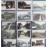 Postcards, Essex, a collection of 130+ cards from various locations inc. approx 60 RP's with
