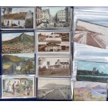 Postcards, mixed UK and Ireland selection of approx 300 cards, RP's and printed inc. Scotland, (