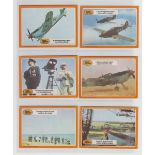 Trade cards, A&BC Gum, Battle of Britain, 'X' size, (set,66 cards) (vg)