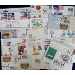 Football Covers, World Cup, Commemorative Covers, 12, 1966 World Cup commemorative covers inc. GPO