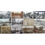 Postcards, North West selection, RP's and printed inc. street scenes, buildings, views etc,