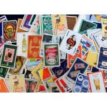 Playing cards, a collection of 100+ advertising playing cards, all with different brand backs inc.