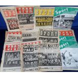 Football magazines, a collection of approx 140 magazines mostly from the early 1950's, various